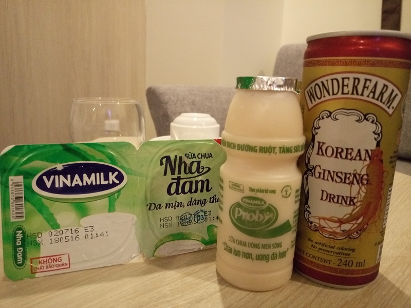 越南酸奶和饮料