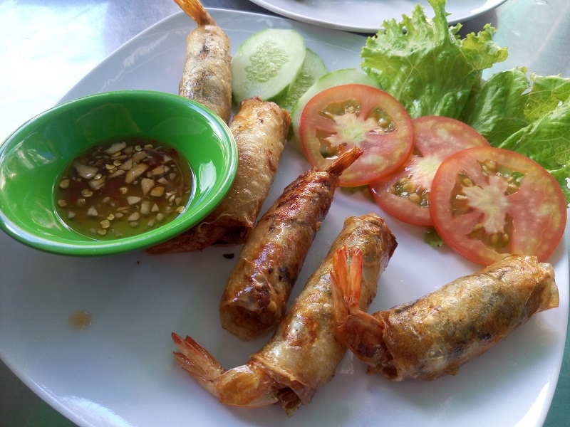 越南烤虾春卷